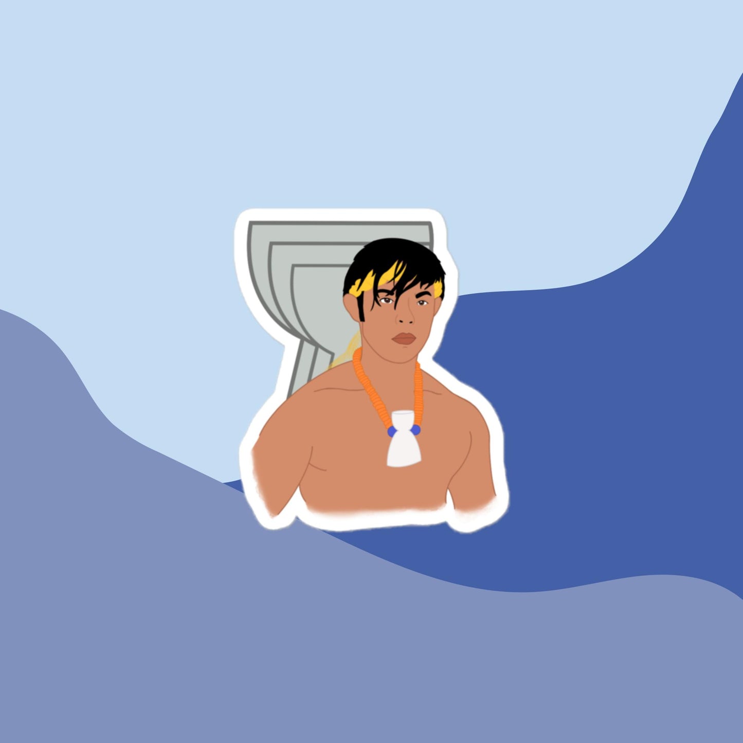 Fuetsa: Latte Vinyl Sticker