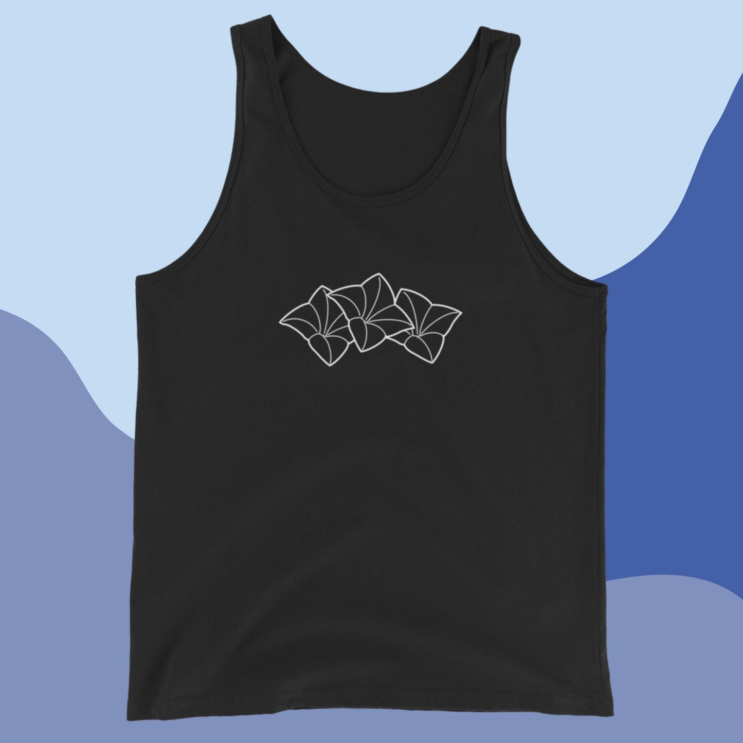 Fuetsa: Gaosali Black Monotone Unisex Tank Top
